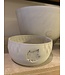 Personalize a ceramic cup with a stamp of your logo, name, word is custom handmade in ARTISANN style