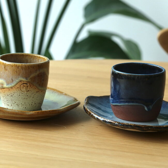 Coffee set: duo Mosterd Beach