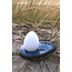 artisanni Unique handmade contemporary ceramic egg cup in Beach glazes