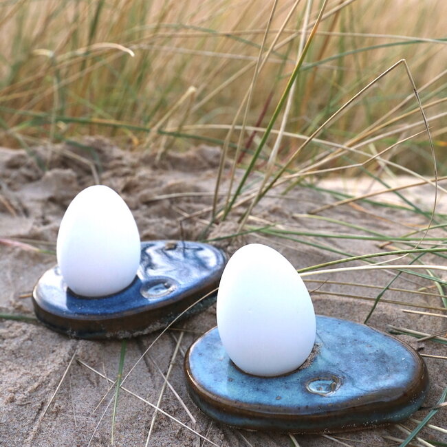 Keramisch handgemaakt eidopje, Beach