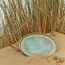 Handmade ceramic plate Beaufort, Lagune L