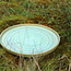 Handmade ceramic plate Beaufort, Lagune XL