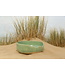 artisann Unique, exclusive handmade large green decorative bowl with an artistic finish