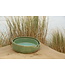 artisann Unique, exclusive handmade large green decorative bowl with an artistic finish