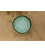 artisann Unique, exclusive handmade large green decorative bowl with an artistic finish