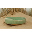 artisann Unique, exclusive handmade large green decorative bowl with an artistic finish