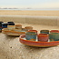 Plat à tapas en céramique fait main, Beach