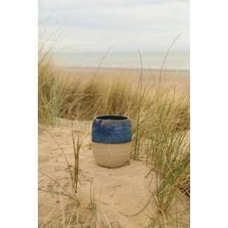 artisann Ceramic vase and spoon pot Beach