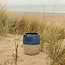 Keramische handgemaakte vaas en lepelpot, Beach