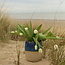 Magnifique vase contemporain en céramique tourné à la main "Beach"