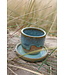 Contemporary, handmade ceramic cup from the tableware and collection “Mint"