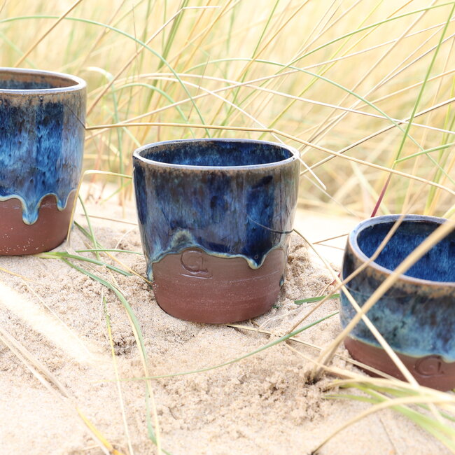 Tasse à café artisanale en céramique, Beach