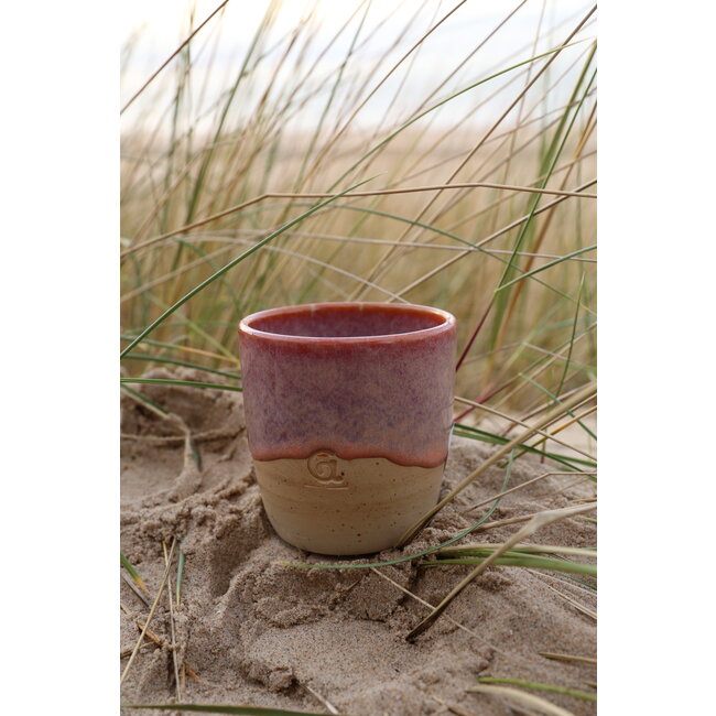 artisann Contemporary, handmade ceramic cup from the tableware and collection “Sungreen"