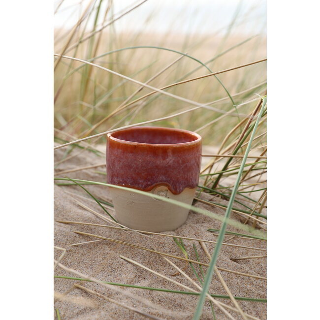 artisann Contemporary, handmade ceramic cup from the tableware and collection “Sungreen"