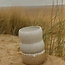 Vase blanc en céramique fait à la main, White Spots