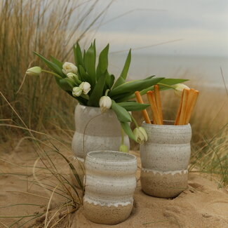 artisann Vase artistique buble White Spots