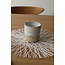 artisann Hedendaagse, handgemaakte keramische tas van het servies en de collectie “White Dunes"