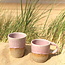 Tasse de thé artisanale en céramique, Rose