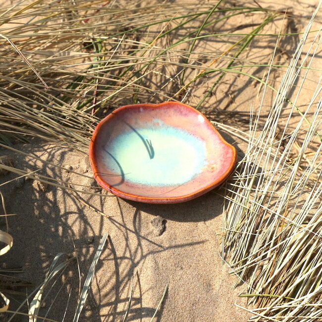 Keramisch handgemaakt schoteltje Coquillage, Sungreen