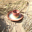 Scale "Sungreen" used for snacks, but also very nice as a saucer of a coffee cup or mug.