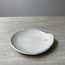 Scale "White Spots" used for snacks, but also very nice as a saucer of a coffee cup or mug.