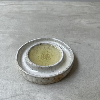 artisann Oil dish White Spots