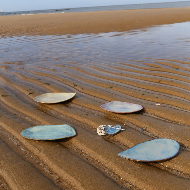 Assiettes en ceramique artisanale, Inspired by the Sea