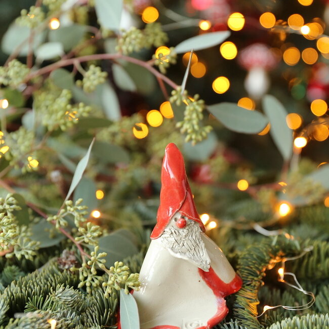 Artistic contemporary charming Santa Claus