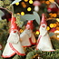 Artistic contemporary charming Santa Claus