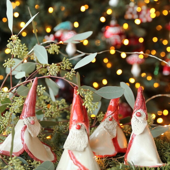 Artistic contemporary charming Santa Claus