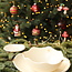 Porcelain contemporary handmade plate “Knokkette” Touch of Gold