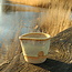 Pot à lait artisanal en céramique de notre service à café "Moutarde"