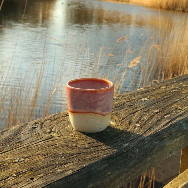 Ceramic handmade milk jug from our coffee service "Sungreen"