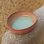 Large handmade ceramic bowl, Sungreen