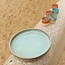 Ceramic handmade tapas dish, Mint