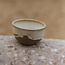 Handmade ceramic bowl with unique glazes from the "Italian White" service