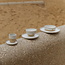 Handmade white ceramic plate from the tableware and collection “White Spots"