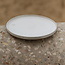 Assiette en céramique artisanale, White Spots