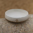 Handmade ceramic scale with unique glazes from the "White Dunes" service