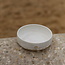 Handmade ceramic scale with unique glazes from the "White Dunes" service