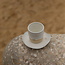 Scale "White Spots" used for snacks, but also very nice as a saucer of a coffee cup or mug.