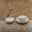 Handmade ceramic bowl with unique glazes from the "White Spots" service