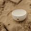 Handmade ceramic bowl, White Star