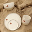 Bol en céramique artisanale, White Coeur