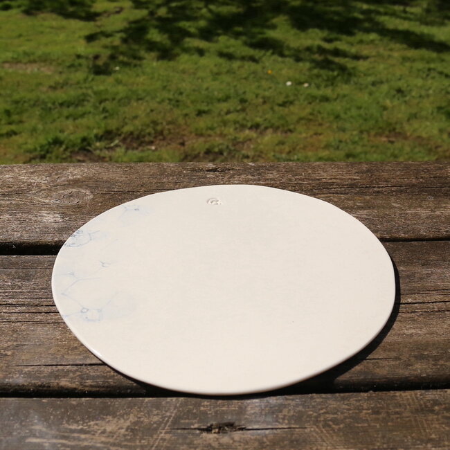 Porseleinen handgemaakt bord - Bulles