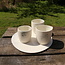 Porcelain contemporary handmade milk jug 'Bulles'