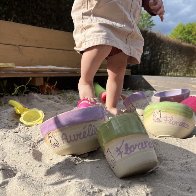 Handmade ceramic children's bowl "Florence"