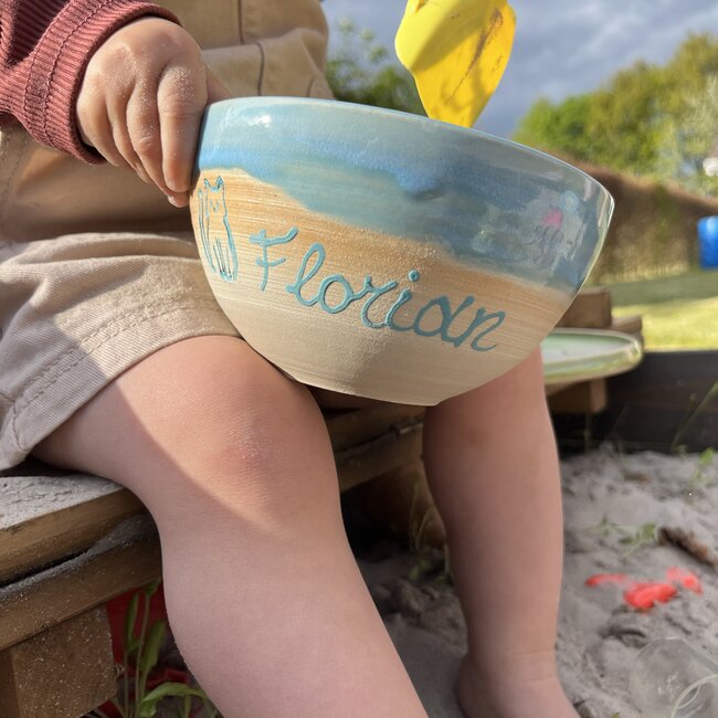 Bol artisanal céramique pour enfants "Florian"