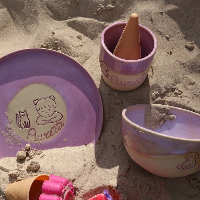 Handmade ceramic bowl from our children's tableware "Aurélie"