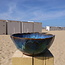 Unieke, exclusieve handgemaakte grote Beach salade, fruitschaal voor uw tafel, keukeneiland.